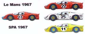 Ferrari 412P versions